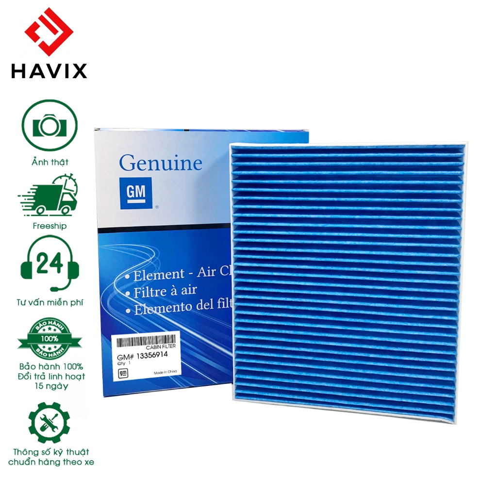 Lọc gió điều hòa HEPA PM2.5 GMC Acadia 16+, Canyon 14+, Hummer EV 21+, Sierra 21+, Terrain 17+, Yuko