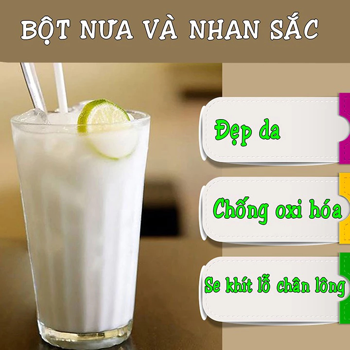 Tinh Bột Khoai Nưa - Nguyên Chất 100% Từ Củ Huyền, Giúp Ăn Ngon, Hấp Thu Tốt, Hỗ Trợ Kiểm Soát Cân N