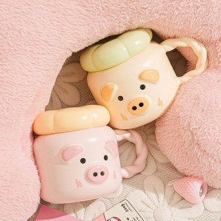   Không Kèm Muỗng  Ly Uống NướC Hình Heo - Làm Quà Tặng Cốc uống nước bằng sứ hình heo dễ thương 