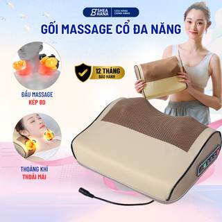  Gối Massage Cổ Vai Gáy Sheahana 20 Bi Hồng Ngoại Máy Mát Xa Cổ Vai Gáy Lưng Chân Máy Massage Cầm Tay 