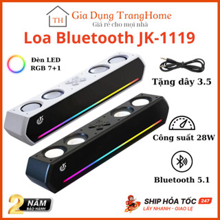 Loa Bluetooth Máy Tính Gaming Soundbar Để Bàn JK-1119 Led Rgb Bass Cực Mạnh Âm Thanh Hay Chính Hãng