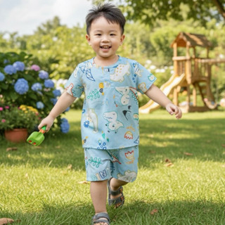 ĐỒ BỘ BÉ TRAI - TOLEXINH [17kg-45kg] set bộ tole tay ngắn quần đùi - vải tole loại 1 - hàng tận xưởng