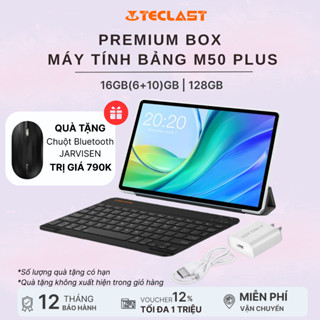 Premium Set - Máy Tính Bảng Teclast M50 Plus Tablet 6GB/128GB | Màn hình 10.1inch | Chip MediaTek G85 |7000mAh