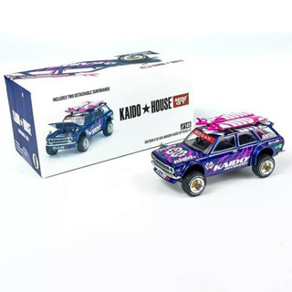  Mô hình xe Datsun 510 4x4 Wagon Kaido Offroad V2 tỉ lệ 1:64 Kaido House x MINI GT KHMG149 