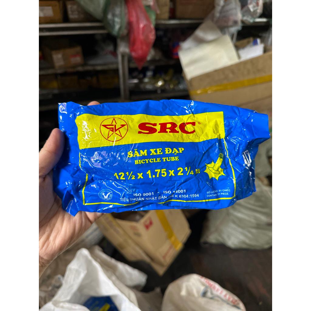 Săm (ruột) xe đạp cỡ 12x2.125  sao vàng