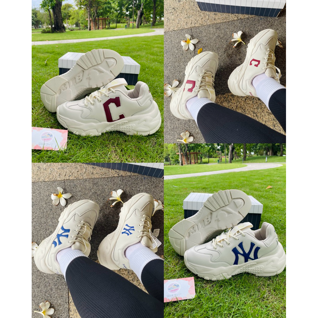 Giày MLB boston ny , giày thể thao nam nữ tặng kèm vớ