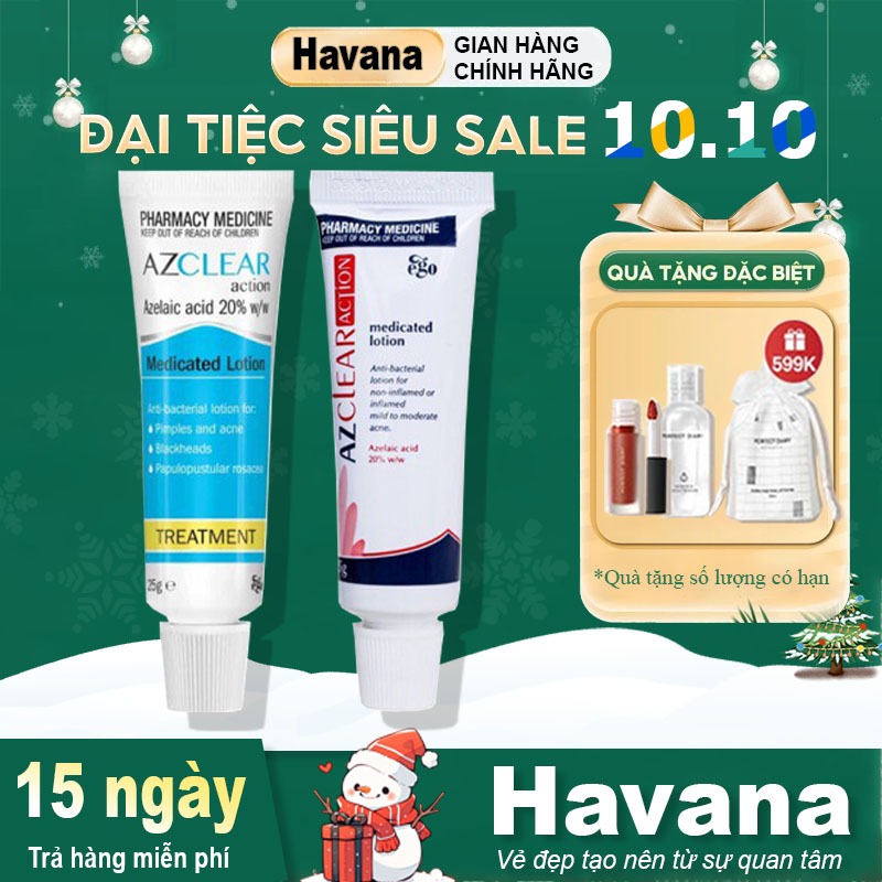 Kem đa năng Azclear Bielenda Action Lotion 20% Azelaic Acid 25gr