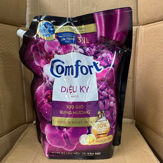  Nước xả vải COMFORT HƯƠNG NƯỚC HOA THIÊN NHIÊN BELLA 3,1L Mầu tím  