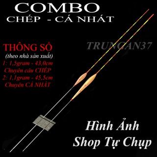 2 Cây Phao cỏ câu đài chuyên cá CHÉP + DIẾC - tăm sáng siêu nhạy