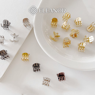 Kẹp tóc mái nữ mini Eleanor Accessories càng cua ba răng phụ kiện tóc 4144