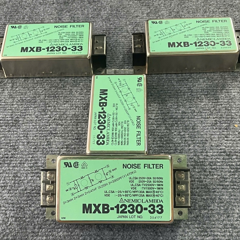 Lọc nguồn Lambda 30A 2 tầng, MXB-1230-33 (NOISE FILTER) rất sạch hàng nhật bãi.
