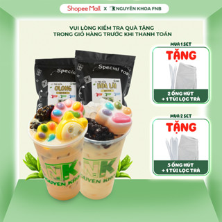 Set Trà Sữa Ô Long, Hoa Lài thành phẩm 17ly tự pha tại nhà thơm ngon, chuẩn vị - BẾP NGUYÊN KHOA