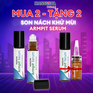 Serum lăn nách đậm đặc Armpit ngăn tiết mồ hôi 72h, khử mùi hôi, sáng da, không bết dính, nhỏ gọn 10ml Hanseoul