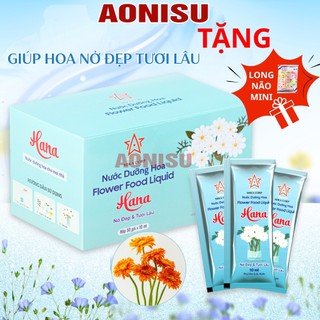  Nước Dưỡng Hoa Tươi Lâu Hana 20 50 100 Gói Có Quà Tặng - Nước Cắm Hoa Giúp Hoa Nở Đẹp Lâu Tàn Aonisu 