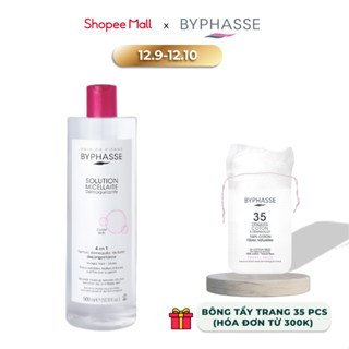 Nước tẩy trang Byphasse làm sạch sâu cho da nhạy cảm MICELLAR MAKE-UP REMOVER 500ml