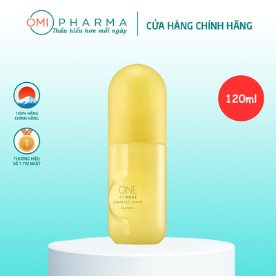 Serum Tẩy Tế Bào Chết Giảm Mụn Đầu Đen, Se Khít Lỗ Chân Lông, Làm Sạch Bã Nhờn One By Kose Nhật Bản 120ml