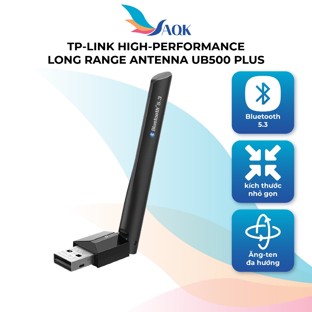 USB Bluetooth 5.3 TP-Link High-Performance Long Range Antenna UB500 Plus - Hàng chính hãng