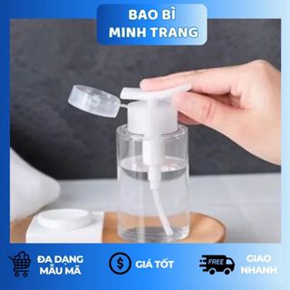  Lọ Chiết Mỹ Phẩm Toner Có Nút Nhấn 120ML 210Ml - Chai Chiết Nước Tẩy Trang Dung Dịch Du Lịch - Chai Lọ Mỹ Phẩm Giá Sỉ 