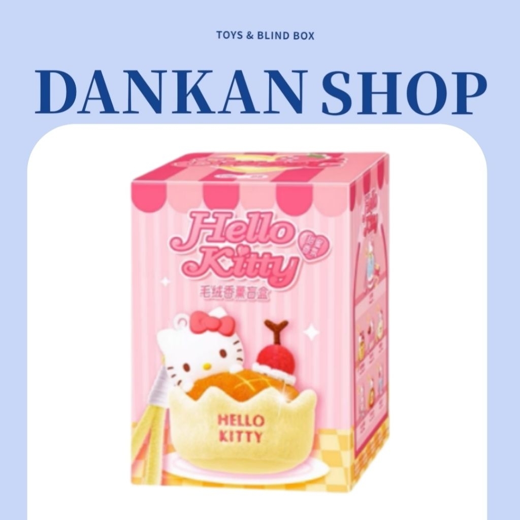 Blind box móc khóa nhồi bông Hello Kitty Candy Cake