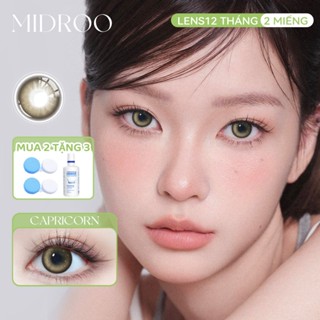 Midroo Contact Lens 14.2mm-14,5mm Bubble Độ 0-6 Cặp Kính áp tròng màu Sử dụng trong 1 Năm 
