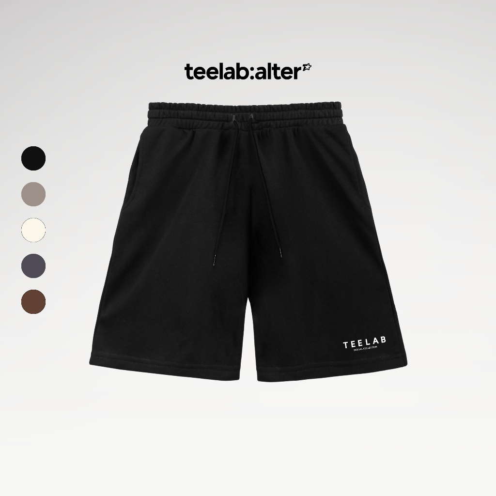 Quần Short Nỉ Teelab Special Premium Collection Unisex Form Oversize Local Brand PS028