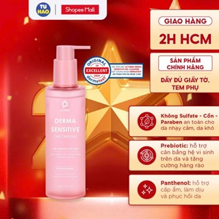 Gel rửa mặt ngừa mụn cho da khô, hỗn hợp Actidem Derma Sensitive Gel Cleanser 180ml - Từ Hảo