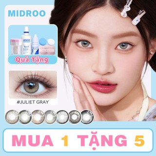 [Mua 1 Tặng 5]Midroo lens Juliet 0-6Độ Kính Áp Tròng Màu nâu lens mắt 14.5mm Hợp Hằng Ngày Phù