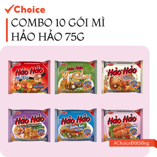[Choice] Combo 10 Gói Mì Hảo Hảo FM2-0390-26 Nhiều Vị 75g