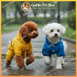 Áo mưa bốn chân dành cho chó mèo - Goumao pet GM53