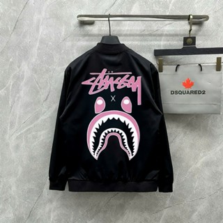  Áo khoác Gió PB In Họa Tiết Chữ Hình Miệng Cá Mập Màu Hồng Siêu Đẹp Dành Cho Nam Nữ Hott Hit 2025  G09  