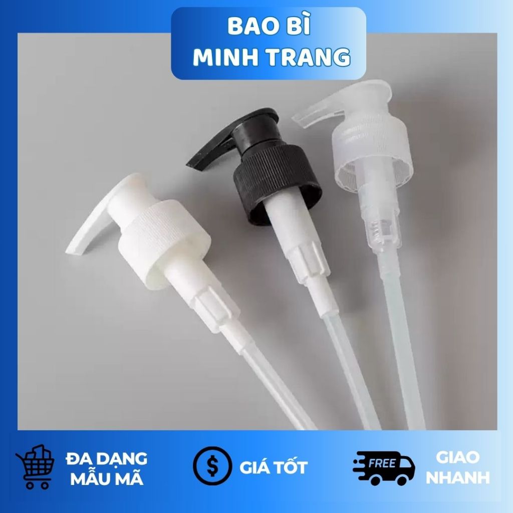 Combo 2 Vòi Nhấn Xi Phi 20 – 24 – 28 | Đầu Vòi Nhấn Dùng Cho Chai Nhựa PET Mỹ Phẩm