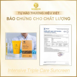 🌟Kem Chống Nắng Intensive Triple Care Suncreen Bamboo🌟