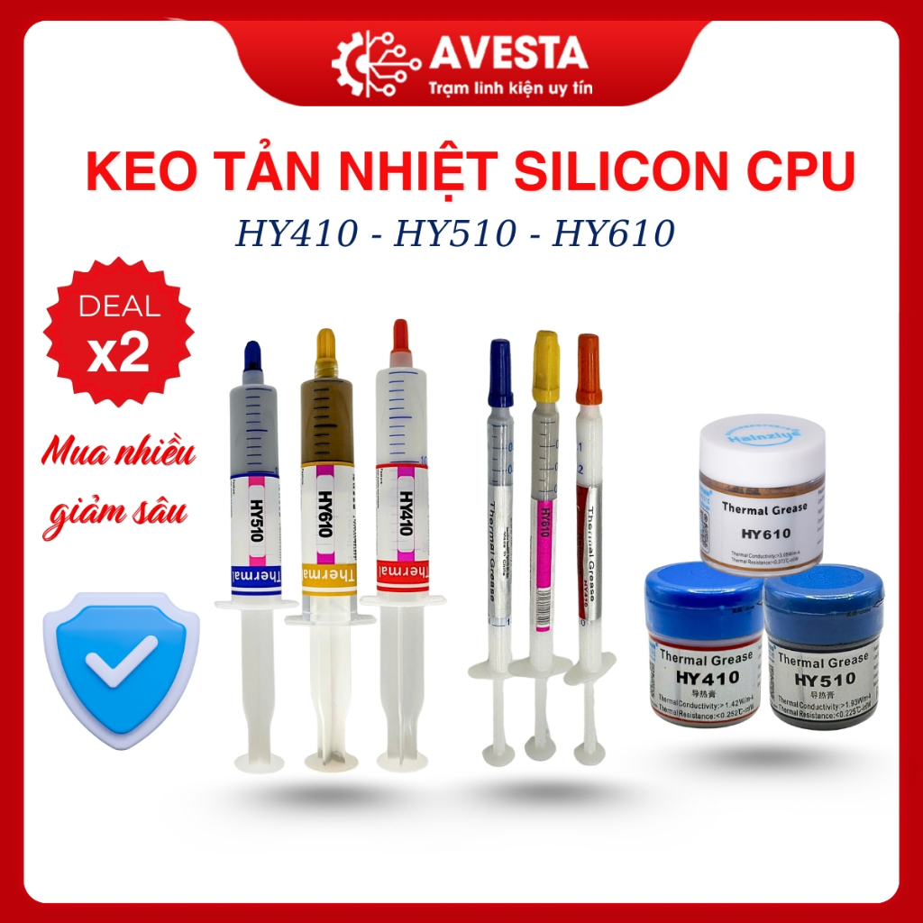 Keo tản nhiệt CPU laptop HY410 HY510 HY610 chất lượng tốt AVESTA.