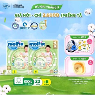  Bỉm Molfix Tã Quần XXXl 20-35 kg Gói 22+6 miếng 