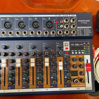 Bộ Mixer F7 Pro - 99 Hiệu Ứng Vang Echo, Reverb, Bluetooth 5.0 , 5 Đường Chỉnh âm thanh, Karaoke, Livestream ...