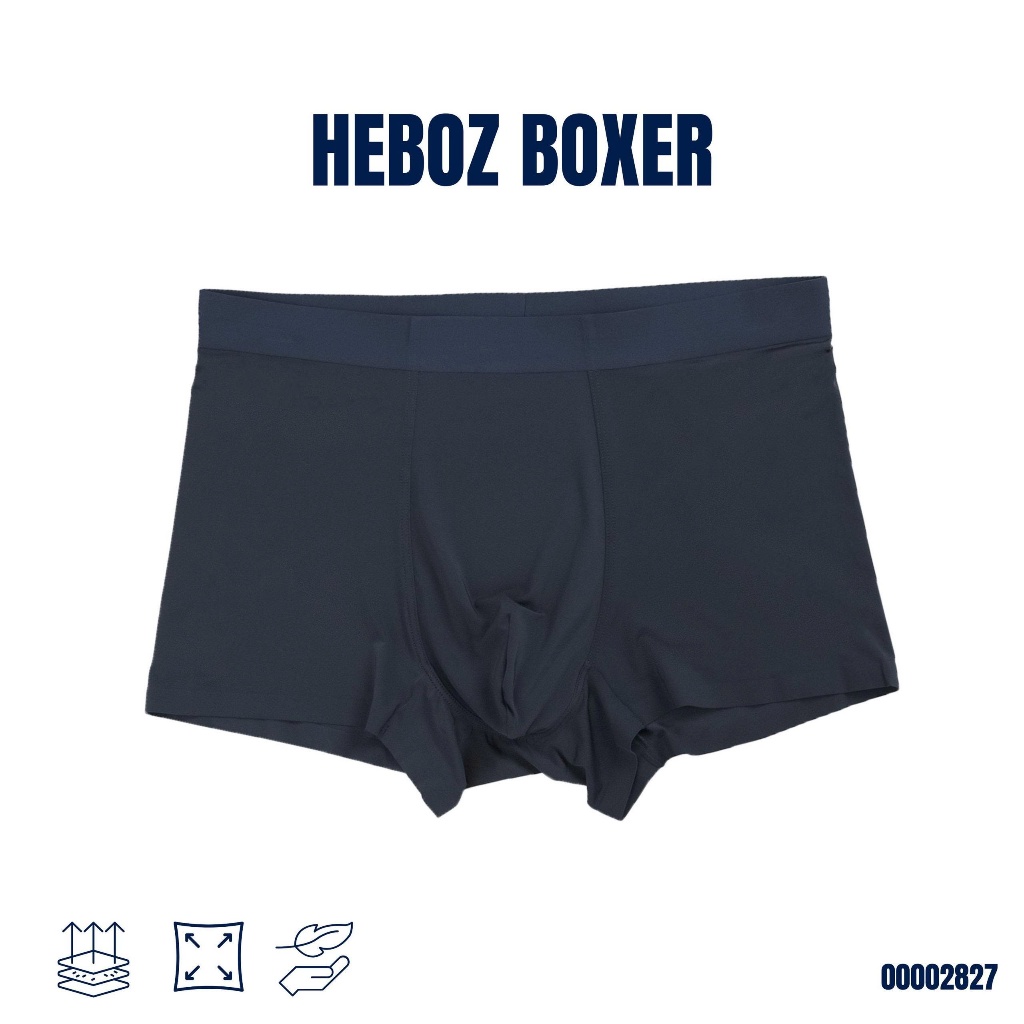 Quần boxer nam Heboz aircool 3M, boxer nam thoáng mát cao cấp - 00002827