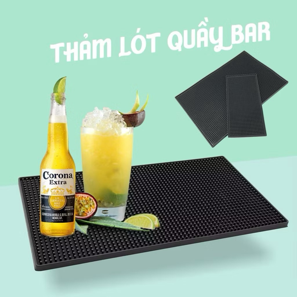 Thảm Lót Cao Su Quầy Bar 45x30 cm (Rubber Bar Mat)