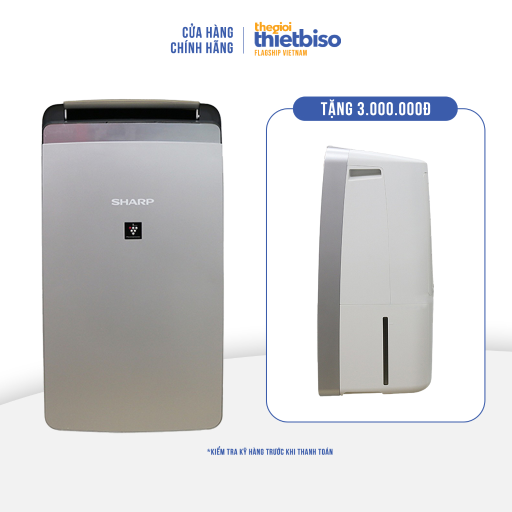 [HỎA TỐC 2H] - Máy lọc không khi kết hợp hút ẩm Sharp DW-J27FV-S/DW-J20FV-W (67m2/30 lít) - Bảo Hành