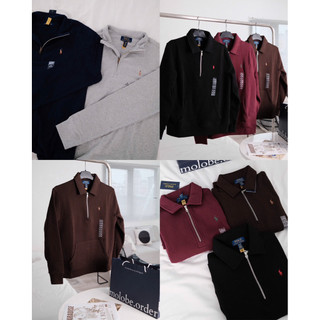 [CHÍNH HÃNG] Áo PRL dài tay quater zip Big Kid L/XL