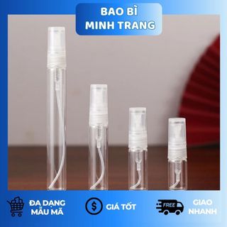  Chai Xịt Phun Sương 10ml | Lọ Chiết Nước Hoa Mini Mỹ Phẩm Du Lịch Giá Sỉ 