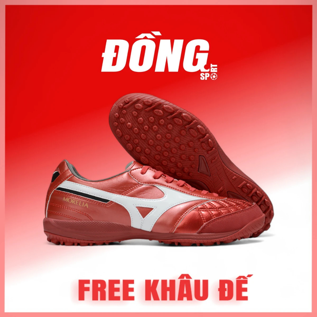 Giày Bóng Đá Morelia M8 Sala Jpan, ĐỒNG SPORT, FREE KHÂU ĐẾ, Bản đế đinh tròn mới, Bộ đệm êm ái