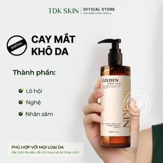 Sữa rửa mặt GOLDEN CLEAN FOAM làm sạch, dưỡng ẩm, ngừa mụn 150ML - TDK SKIN
