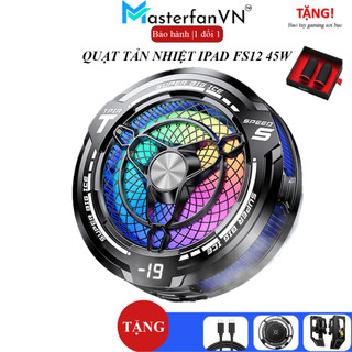 Quạt tản nhiệt cho điện thoại máy tính bảng FS12 | X100 - Siêu lạnh LED RGB VỪA SẠC VỪA CHƠI 