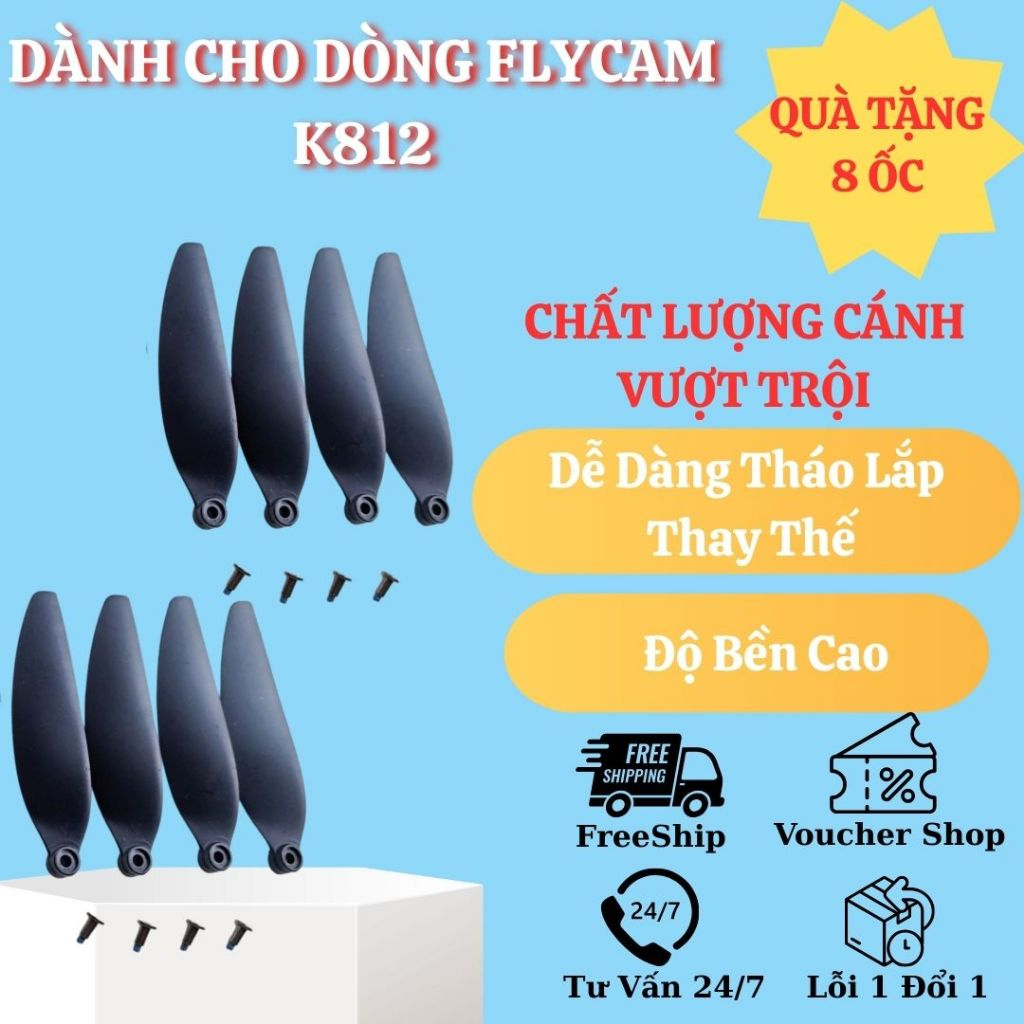 Cánh Flycam K812, Phụ Kiện Cánh Play cam, Máy Bay Không Người Lái K812 Chất Lượng Cao