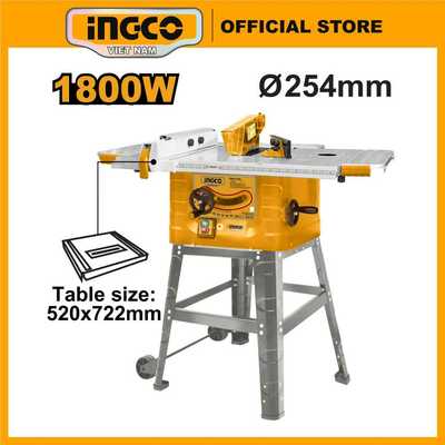 Máy cưa bàn 1800W đĩa 254mm cốt 16mm INGCO TS180028