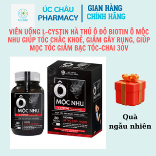 Ô Mộc Nhu - Viên uống giúp tóc đen mượt, chắc khỏe, lọ 30 viên - ÚC CHÂU PHARMACY