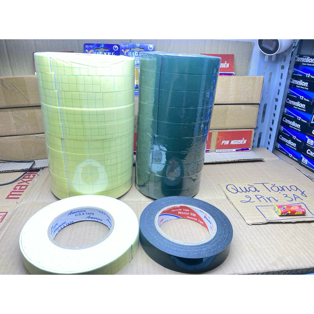 Keo Xốp Xanh 2 Mặt SIÊU BỀN SIÊU DÍNH HÀNG CHẤT LƯỢNG CAO