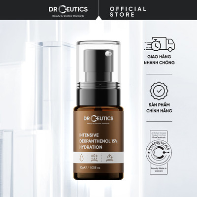 DrCeutics Tinh Chất Vitamin B5 Intensive Dexpanthenol 15% X2 Hydration Cấp Ẩm & Phục Hồi Cho Da Treatment, Da Khô (30g)