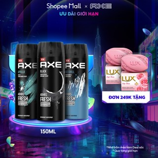 Xịt nước hoa nam toàn thân AXE 135ml, lưu hương và khử mùi lên đến 48h
