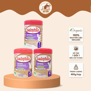  Sữa Bò Hữu Cơ Babybio Organic Số 1,2,3 Phát Triển Chiều Cao Hỗ Trợ Sức Khoẻ Đường Ruột Cho Bé 800g 